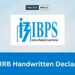 IBPS RRB Handwritten Declaration 2026 for Clerk and PO: Format, Size and Rules