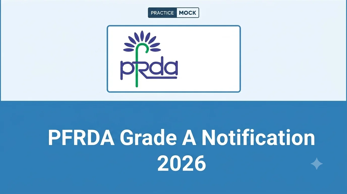 PFRDA Grade A Notification 2026