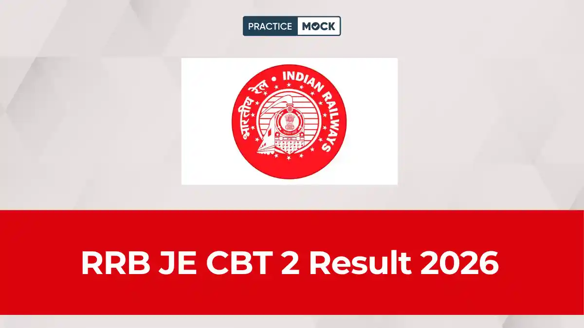 RRB JE CBT 2 Result 2026
