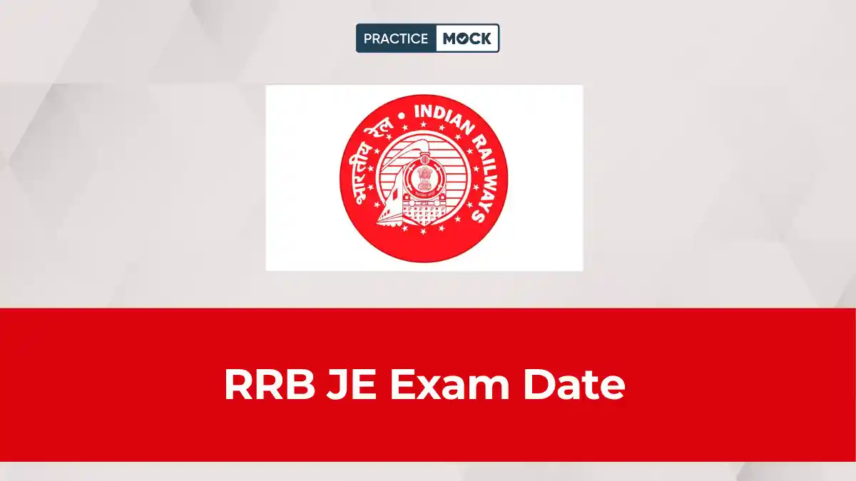 RRB JE Exam Date 2026 Out, CBT on Oct 27, 28 & 30