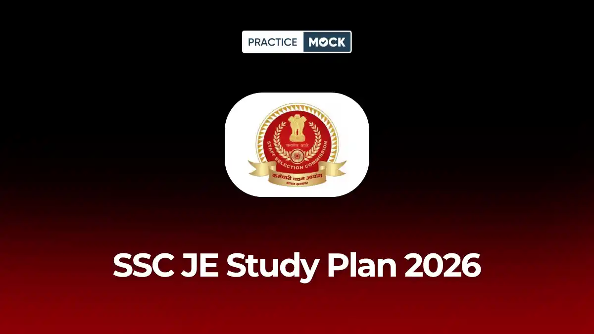 SSC JE Study Plan 2026: 90-Day Preparation Strategy