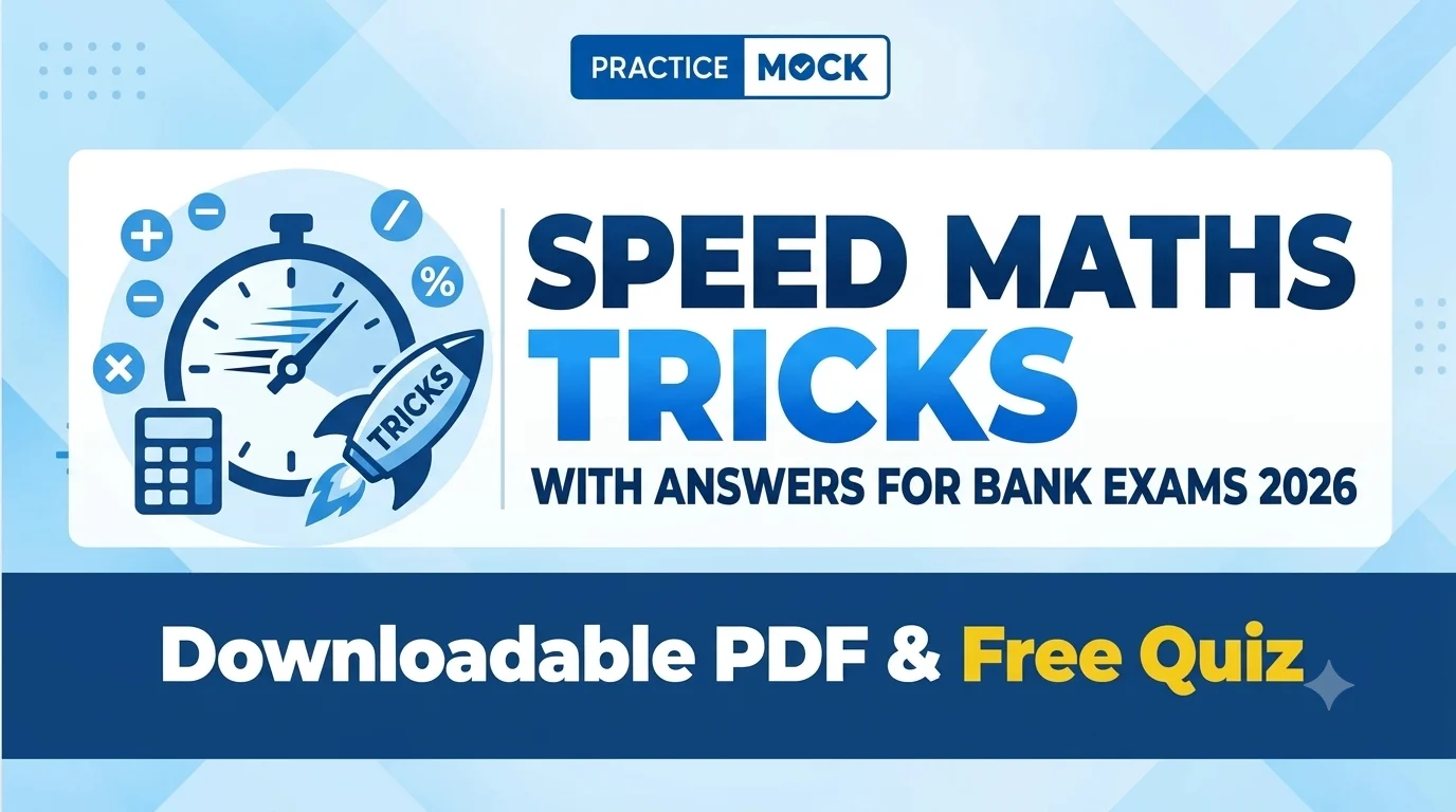 Speed Maths Tricks for Banking Exams