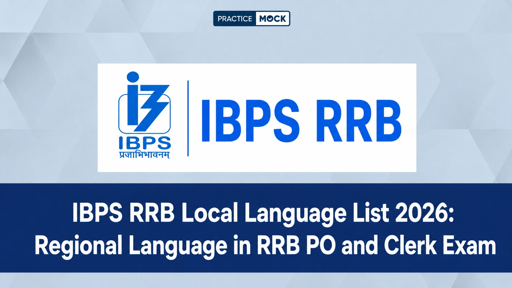 ibps rrb local language list