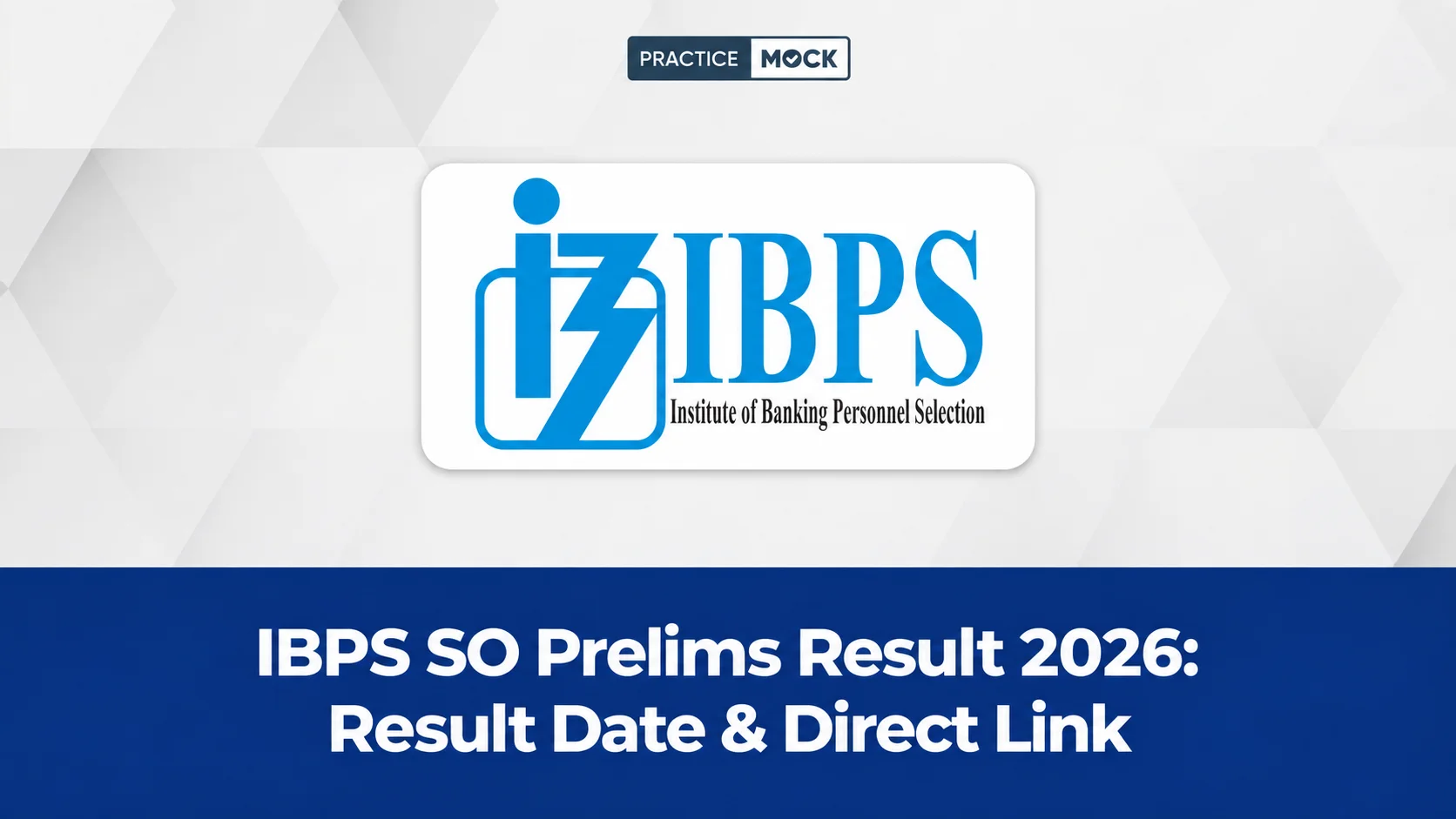 ibps so prelims result