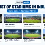List of Stadiums in India 2026 State-Wise for Competitive Exams, Download PDF