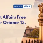 Current Affairs Free Quiz for October 13, 2026