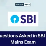 GA Questions Asked in SBI Clerk Mains Exam 2026, Memory-Based Questions