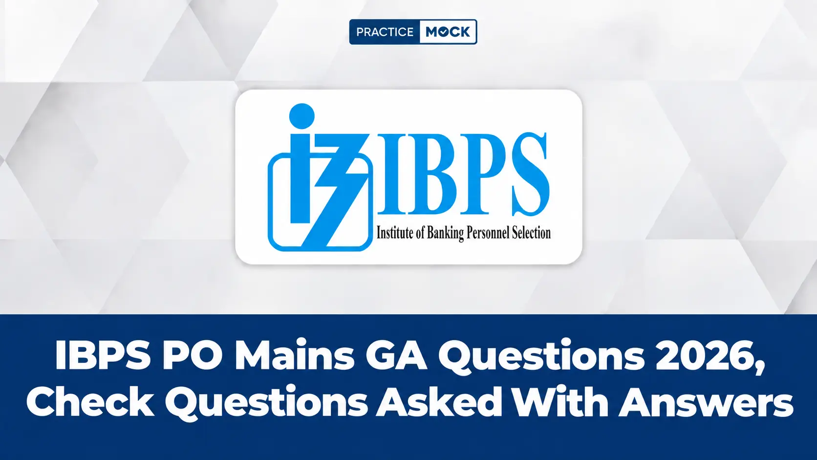 ibps po mains ga questions 2026
