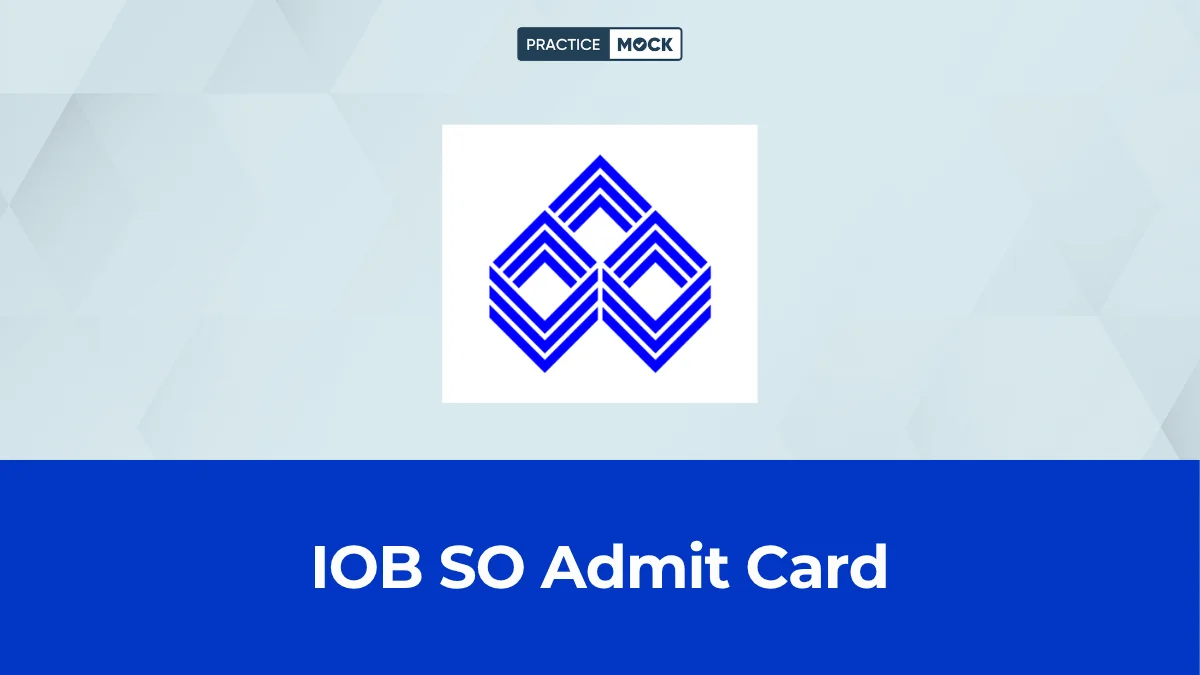 IOB SO Admit Card 2026