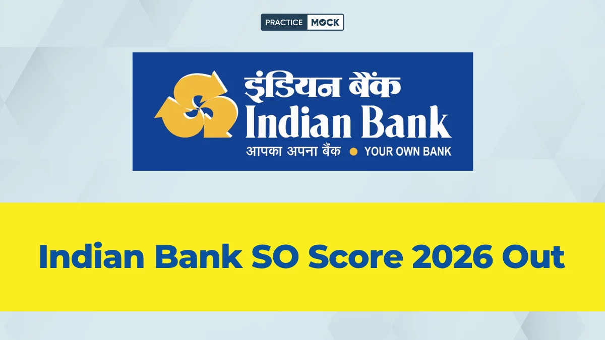 Indian Bank SO Score 2026
