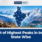 List of Highest Peaks in India State Wise 2026, Height and Location