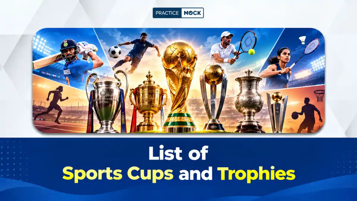 List of Sports Cups and Trophies for SSC and Banking Exams