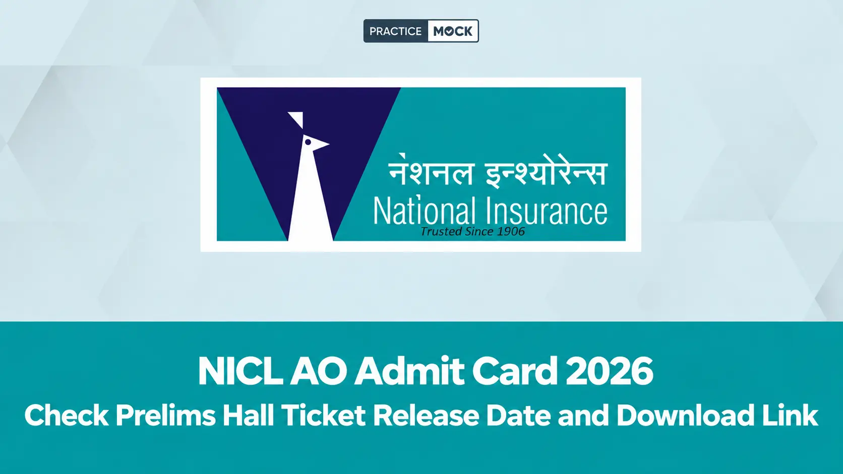 NICL AO Admit Card 2026 Announcement