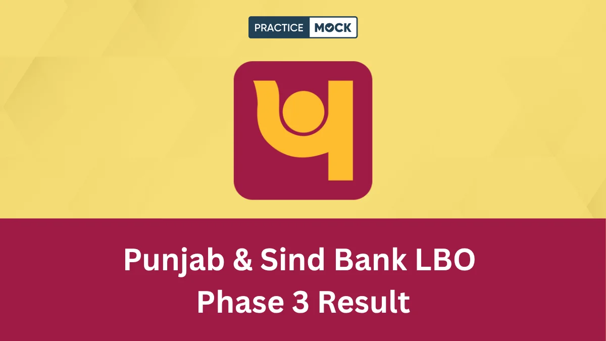 Punjab & Sind Bank LBO Phase 3 Result
