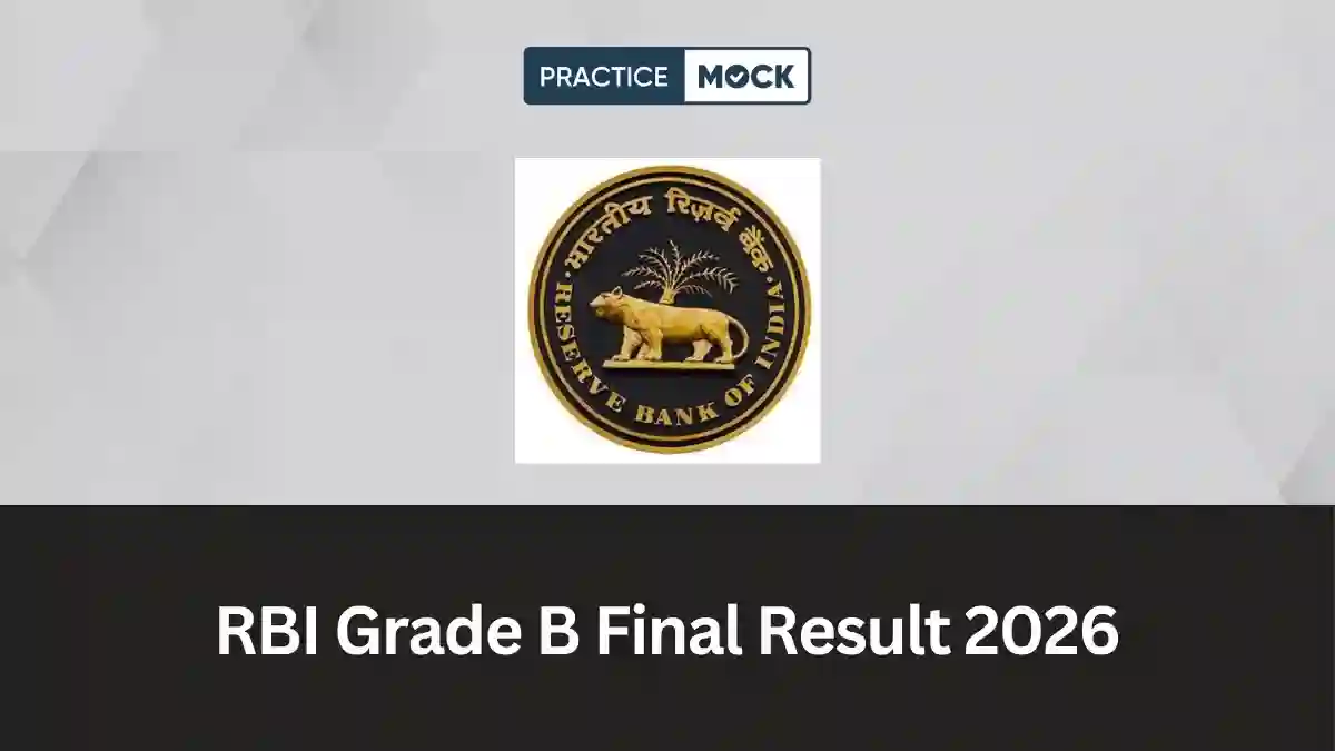 RBI Grade B Final Result 2026