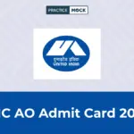 UIIC AO Admit Card 2026, Steps to Download Prelims Call Letter & Exam Date